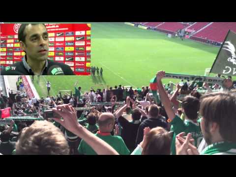 Mainz 05 - Werder Bremen (12.4.2014) - Gänsehaut im Werderblock nach Abpfiff