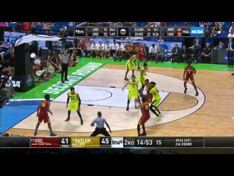 Men’s Basketball: USC 78, Baylor 82 - Highlights 3/19/17