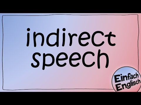 Indirect speech - simply explained | Simply English