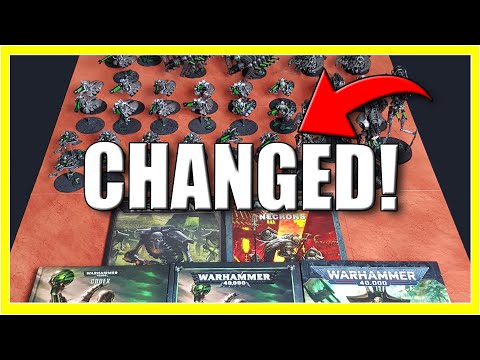 Necron Army Showcase 2023 - Heavy Support History!