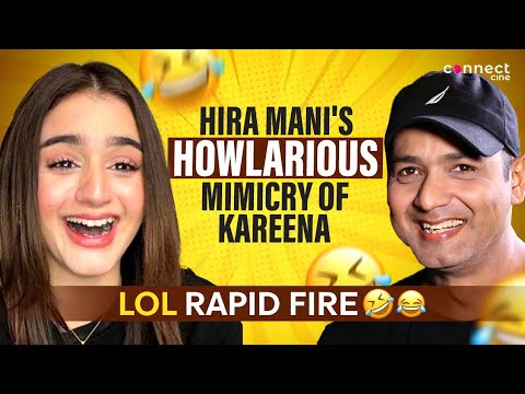 Hira Mani’s MOST ENTERTAINING Rapid Fire on SRK, Kareena Kapoor, Sridevi and..| Faridoon Shahryar