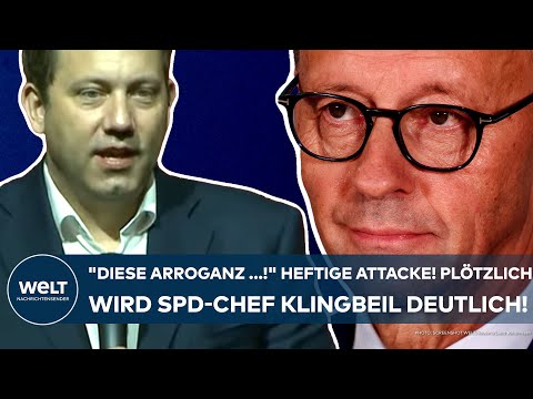 Video Thumbnail: KLINGBEIL: "Diese Arroganz ...!" Heftige Attacke gegen Union! Plötzlich wird der SPD-Chef deutlich!