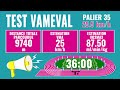 VAMEVAL [BANDE SON TEST VMA] - Bips, paliers, distance, estimation vma et vo2max
