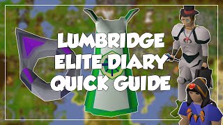 Lumbridge Elite Diary Quick Guide - Old School Runescape/OSRS