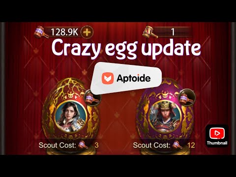 Evony finally updates crazy eggs