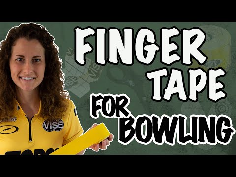 How To Tape Your Fingers for Bowling | Verity Crawley