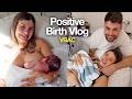 POSITIVE VBAC BIRTH VLOG Raw Labour Delivery Epidural Vaginal Birth After C Section