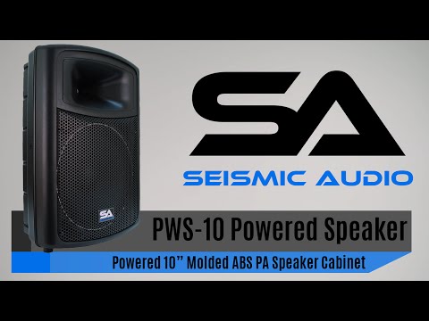 Seismic Audio PWS-10 Powered Speaker Cabinet (Official)