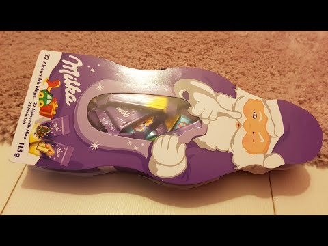 Milka Alpenmilch Naps Christmas Edition Unboxing Product Opening