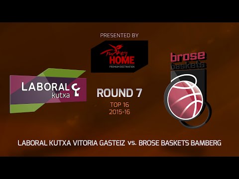 Highlights: Top 16, Round 7, Laboral Kutxa Vitoria Gasteiz 90-64 Brose Baskets Bamberg