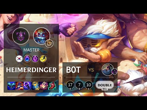 Heimerdinger Bot vs Yasuo - KR Master Patch 11.24b