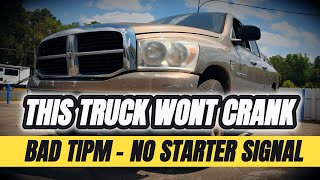 Dodge TIPM Failure - No Starter Signal, No Crank!