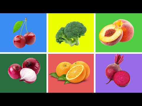 Fjalet e para te bebeve - Frutat dhe Perimet