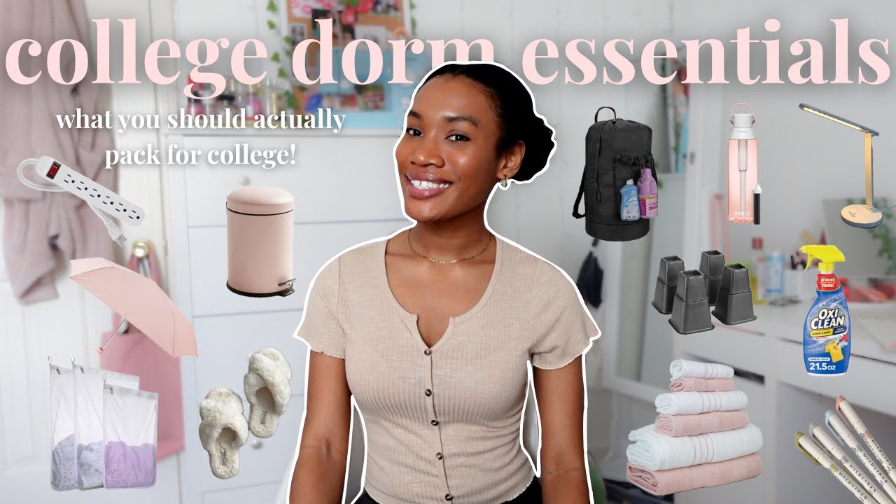 here's what you NEED to pack for college 🌟 college dorm essentials!