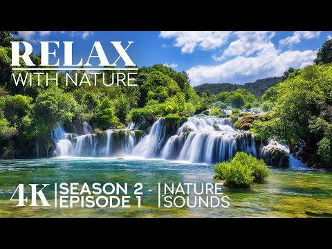 From Mountains to Beaches - 4K Journey Across the World + Real Sounds | Relax with Nature - S2; Ep 1