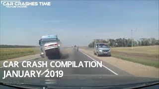 Car Crash Compilation - January 2019 - #Ep.1