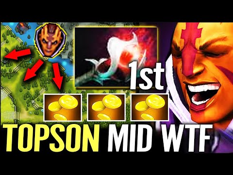 🔥 TOPSON Anti Mage MID WTF NEW META — Orchid 1st Item Hard Counter Void Spirit Dota 2 Pro