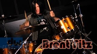 Brent Fitz - DW Collector's Series Maple/Mahogany Drums