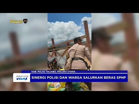 BHABINKAMTIBMAS DESA KILO, BRIPKA SAHRUL, BERSAMA WARGA MENGAWAL PROSES PENGANGKUTAN BERAS