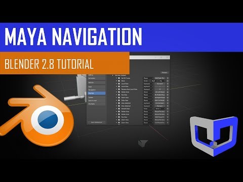 Switching From Maya to Blender 2.8 - Maya Navigation Config Simple