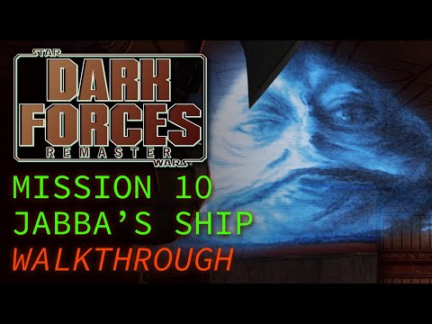 Star Wars: Dark Forces Remaster Mission 10: Jabba the Hutt's Ship 100% Secrets Walkthrough