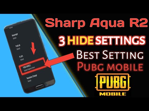 Two hide settings for lag fix Sharp aquas R2 | how to lag fix pubg game