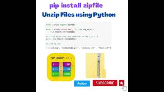 Using python codinge making zip file #short #python #zipfile