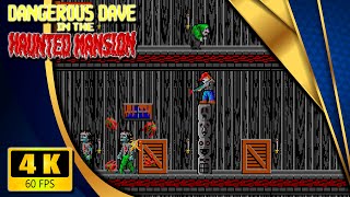 Dangerous Dave in the Haunted Mansion (PC | MS-DOS) 【Longplay】