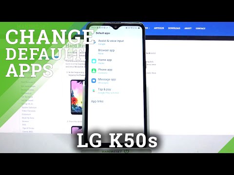 How to Change Default Apps in LG K50S – Manage App Preferences