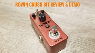 Video thumbnail for Rowin Crush Bit Pedal Review and Demo(feat Korg Volca FM & Rowin Delay Pedal) by Nick Capron