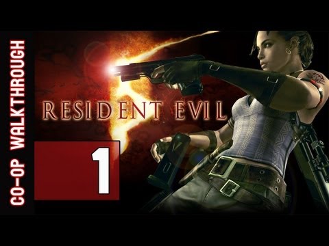 Resident Evil 5 Walkthrough: Part 1 Escape - Gameplay & Commentary (Co-op)