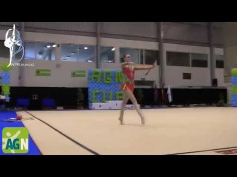 Paulien Boone - HappyGym (BEL) - Maças (Clubs) - Senior - AGN Cup 2014