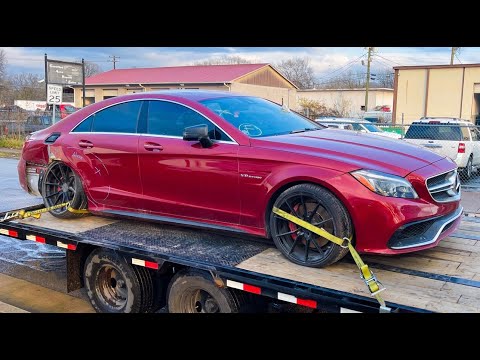 Rebuilding A Totaled CLS63 AMG For A Subscriber! Its Worse than we thought!!