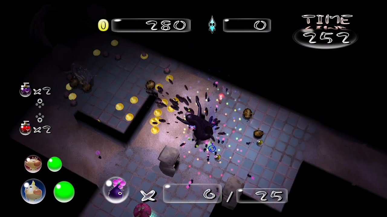 ピクミン2 (Switch)　どっすん迷路　32745点【チャレンジモード】