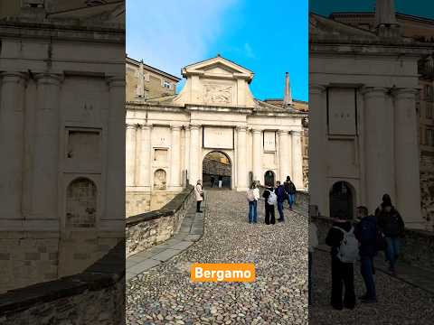 Bergamo Porta San Giacomo e le mura venete #bergamo #travel #italy #bestshorts #bestplace