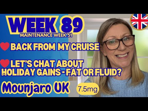 MOUNJARO WEEK 89 - weighing in after my cruise - let’s talk about holiday gains and enjoying life