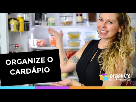 7 SIMPLE TIPS TO ORGANIZE YOUR WEEKLY MENU WITHOUT COMPLICATIONS | Organize Without Fuss