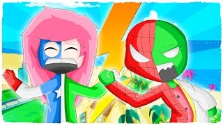 👉 SPIDERMAN CONTRA EL CAPITÁN AMÉRICA | SUPERHERO TYCOON - ROBLOX