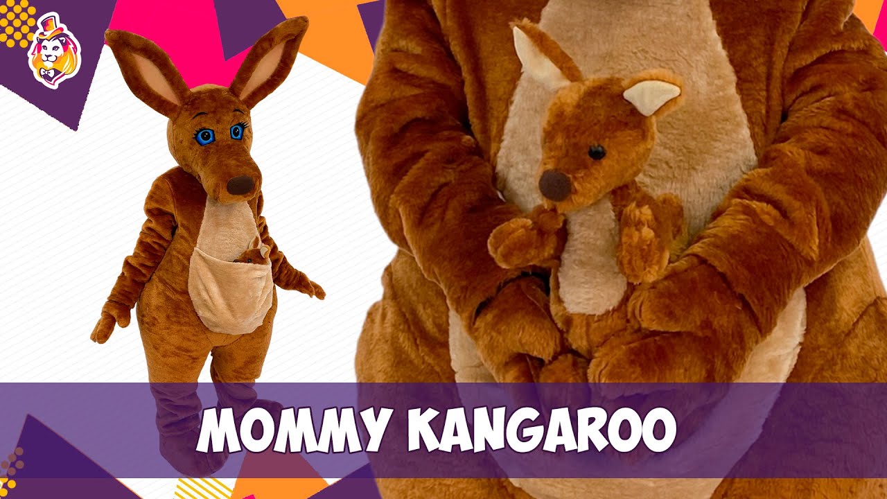 Mommy Kangaroo Mascot Costume
