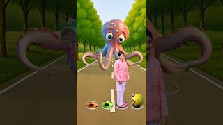 Download lagu She jump on new monster Pac-Man to zombie, lizard & octopus vs big Pac-Man #shorts #youtubeshorts mp3