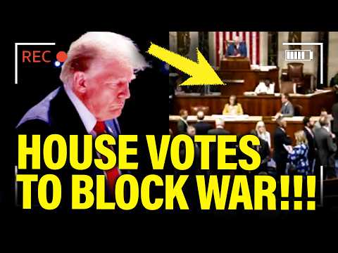 Trump BLINDSIDED by House WAR POWERS VOTE!!!!