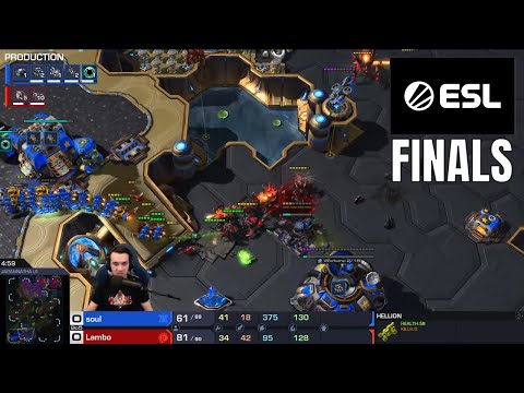 Starcraft 2: Lambo (Zerg) vs souL (Terran) - ESL Open Finals #49 EU