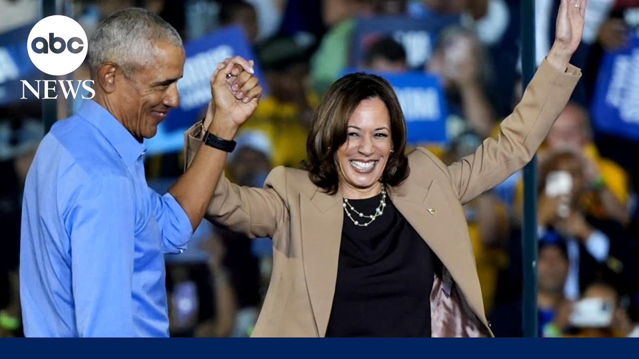 Obama, Springsteen campaign with Harris at Georgia rally