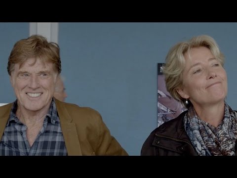 EXCLUSIVE: Watch Robert Redford and Emma Thompson Break Character in 'A Walk in the Woods' Gag Re…