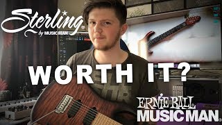 Video thumbnail for Music Man JP7 vs Sterling JP157 - John Petrucci Signature Guitars by Jamie Ford