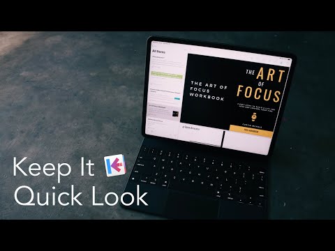 Keep It Quick Look - Note taking on iPad