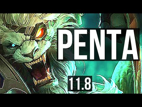 RENGAR vs MORGANA (JUNGLE) | Penta, Legendary, 19/5/13, 400+ games | KR Master | v11.8