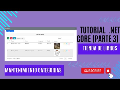 Cómo crear una aplicación web para una tienda de libros en NET Core parte 1