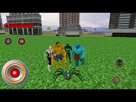 Multi Spider Vs Monster Vs Batman Vs Spider Vs Stone Villain | Multi Spider City Rescue GamePlay