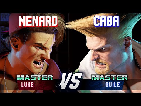 SF6 ▰ MENARD (Luke) vs CABA (Guile) ▰ High Level Gameplay